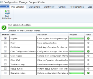 Configuration Manager Support Center