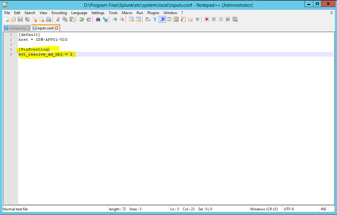 Editing the conf file | HappySCCM | Operating System Disrupter